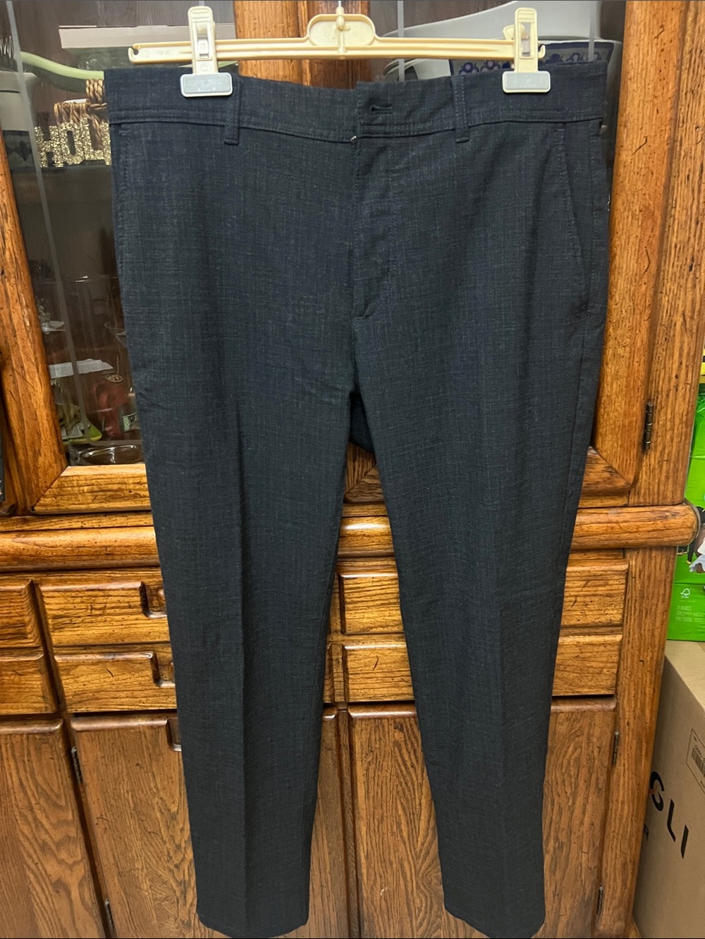 Zara Men's Pants in Dark Charcoal